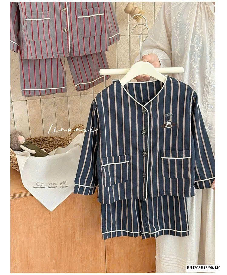 SET PIJAMA KẺ SỌC CHO BÉ