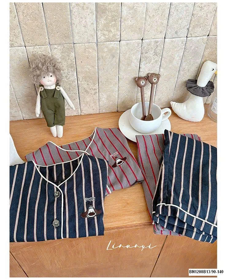 SET PIJAMA KẺ SỌC CHO BÉ