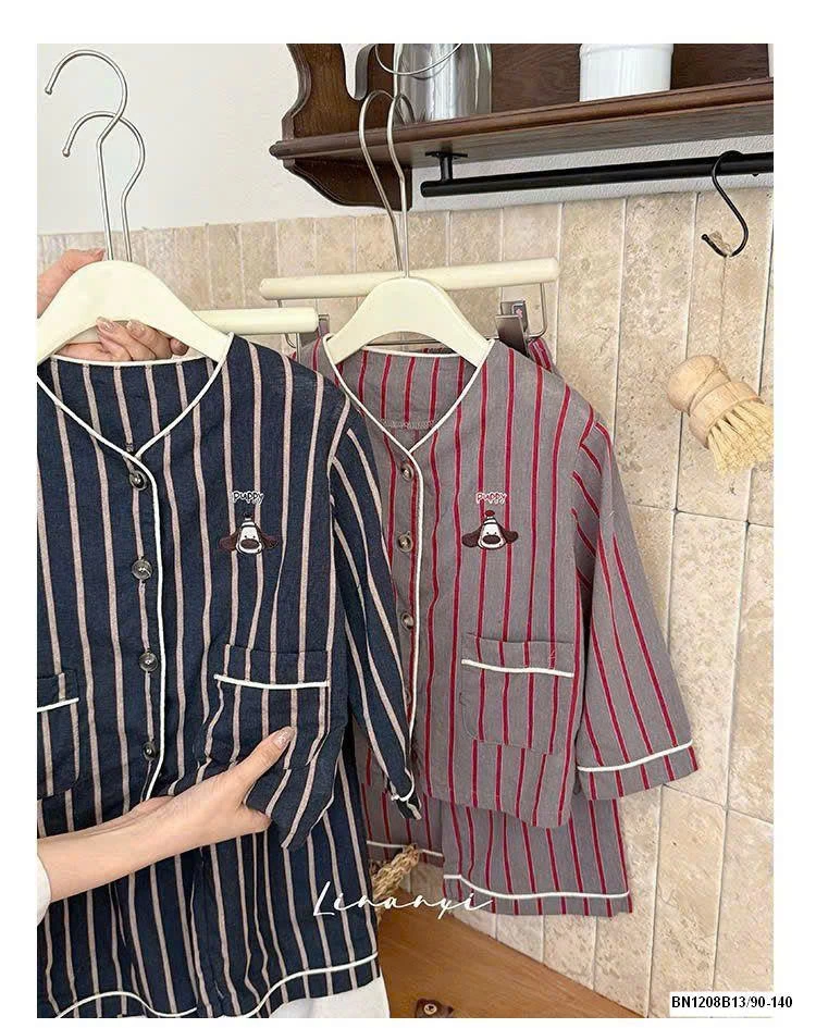 SET PIJAMA KẺ SỌC CHO BÉ