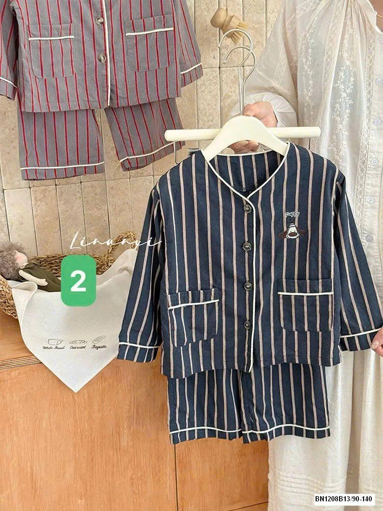 SET PIJAMA KẺ SỌC CHO BÉ