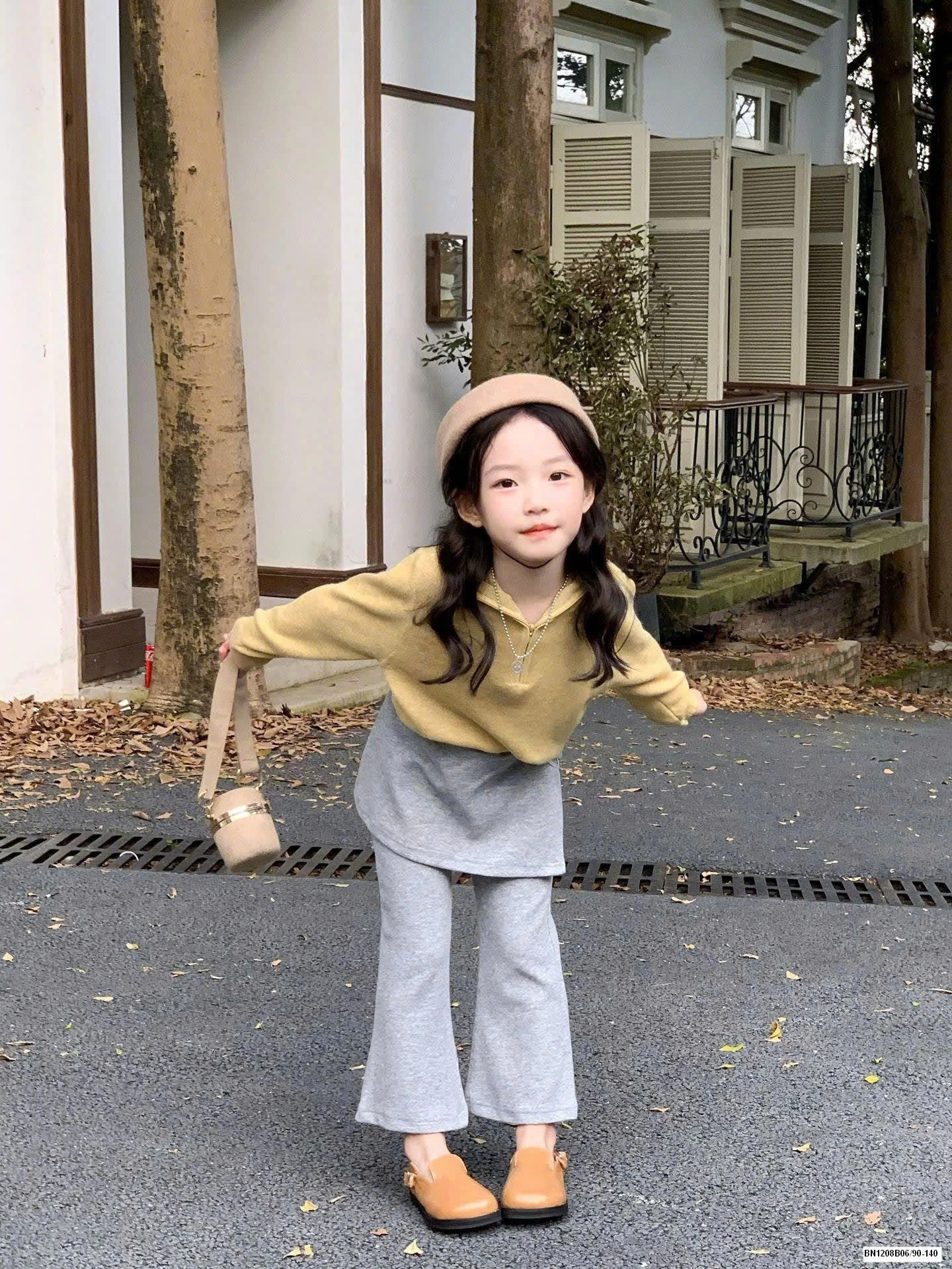 SET ÁO LEN MIX QUẦN ỐNG LOE