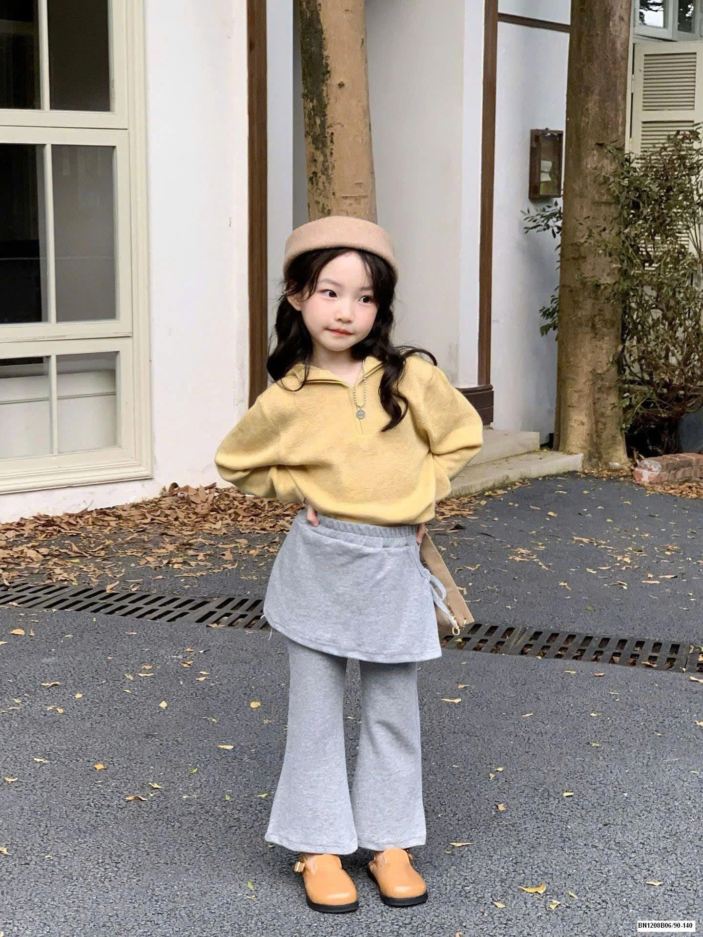 SET ÁO LEN MIX QUẦN ỐNG LOE