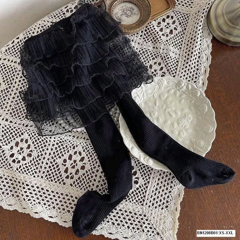 ‼️ ‼️QUẦN TẤT MIX VÁY VOAN BỒNG