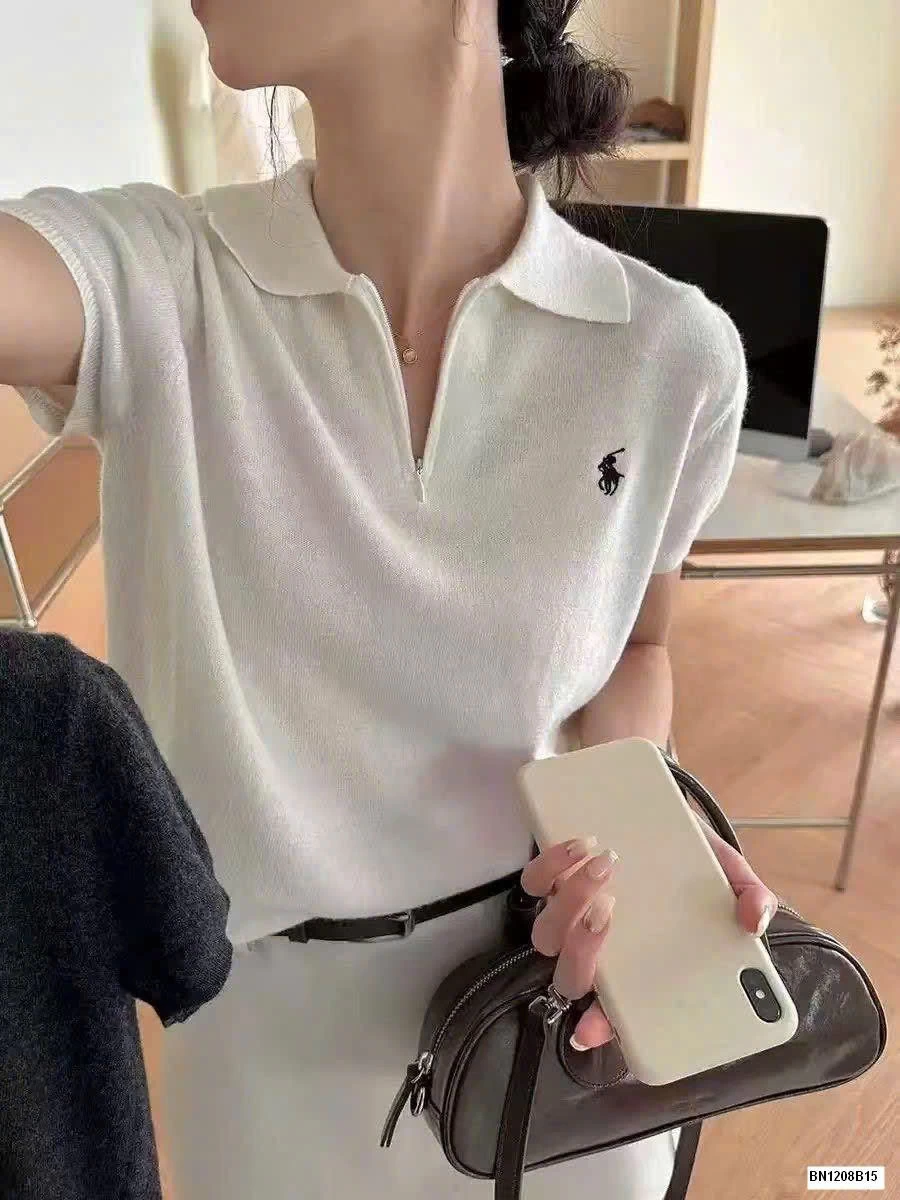 ÁO LEN PHỐI KHÓA POLO