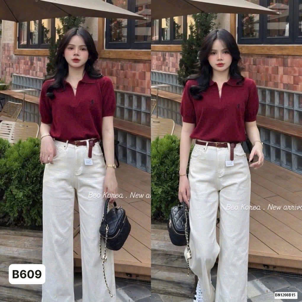 ÁO LEN PHỐI KHÓA POLO