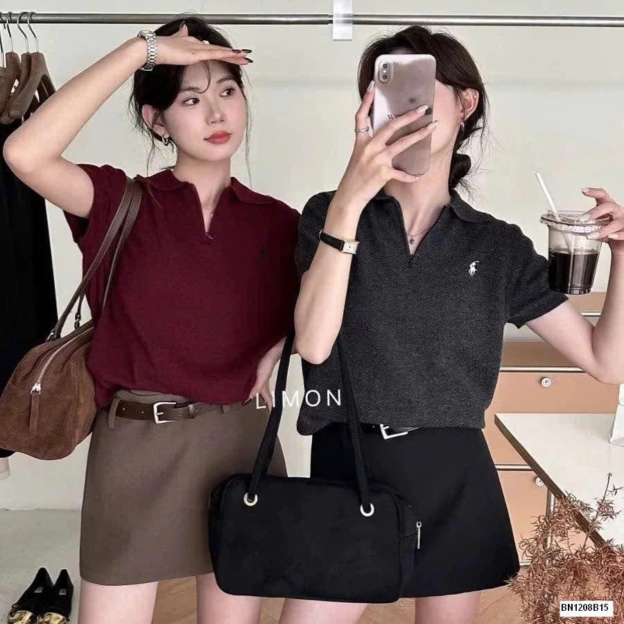 ÁO LEN PHỐI KHÓA POLO