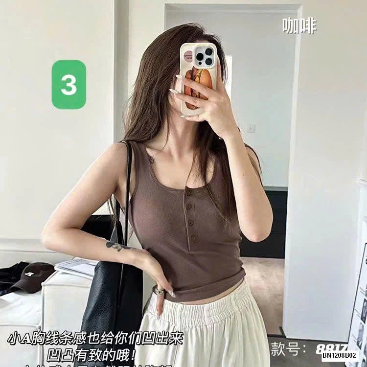 ÁO BA LỖ NỮ KÈM BRA