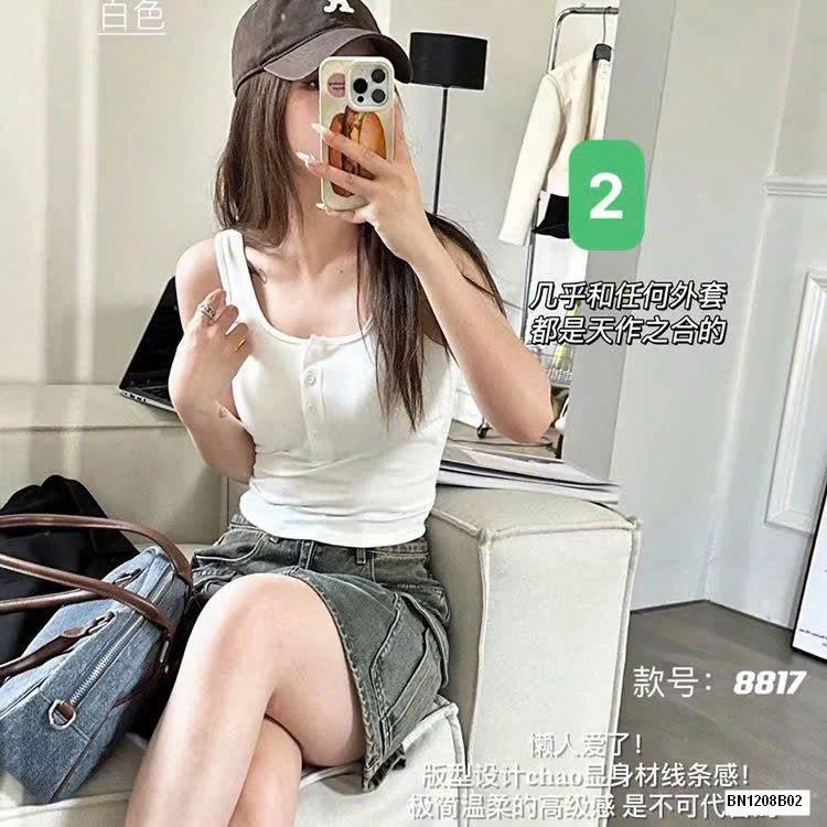 ÁO BA LỖ NỮ KÈM BRA