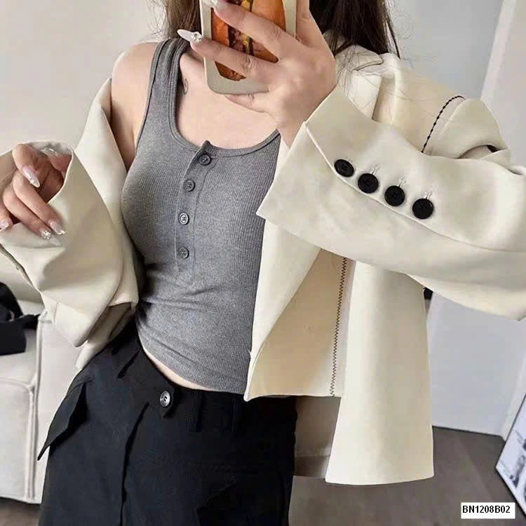 ÁO BA LỖ NỮ KÈM BRA