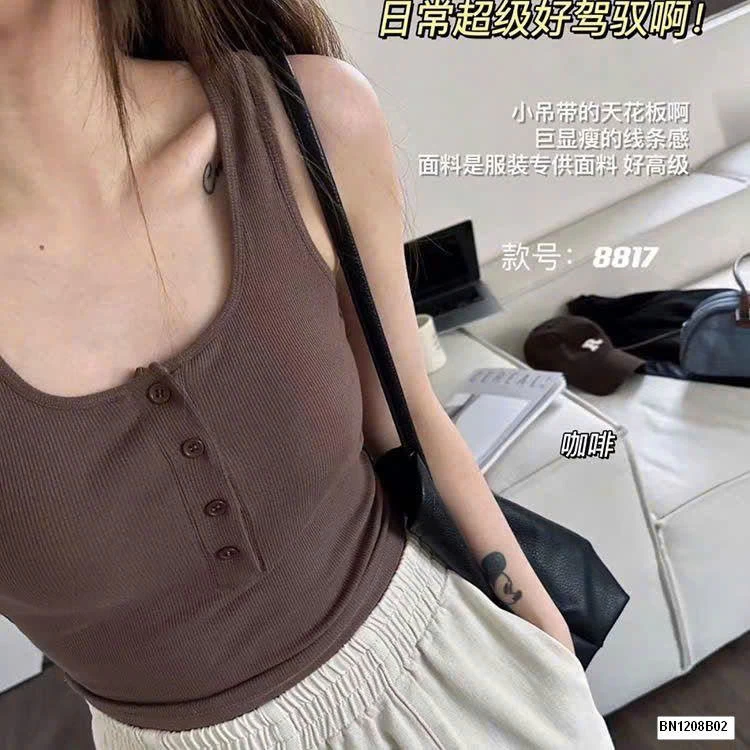 ÁO BA LỖ NỮ KÈM BRA