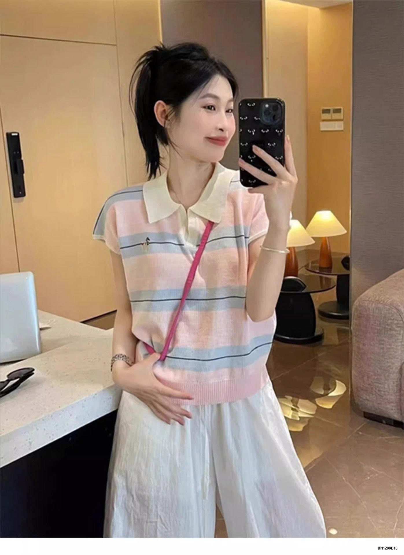 ÁO POLO KẺ NGANG MÙA HÈ