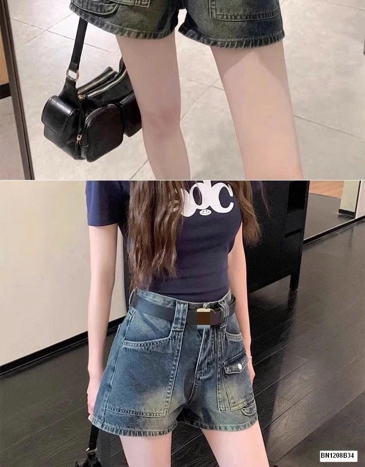 QUẦN SHORT JEAN TÚI HỘP
