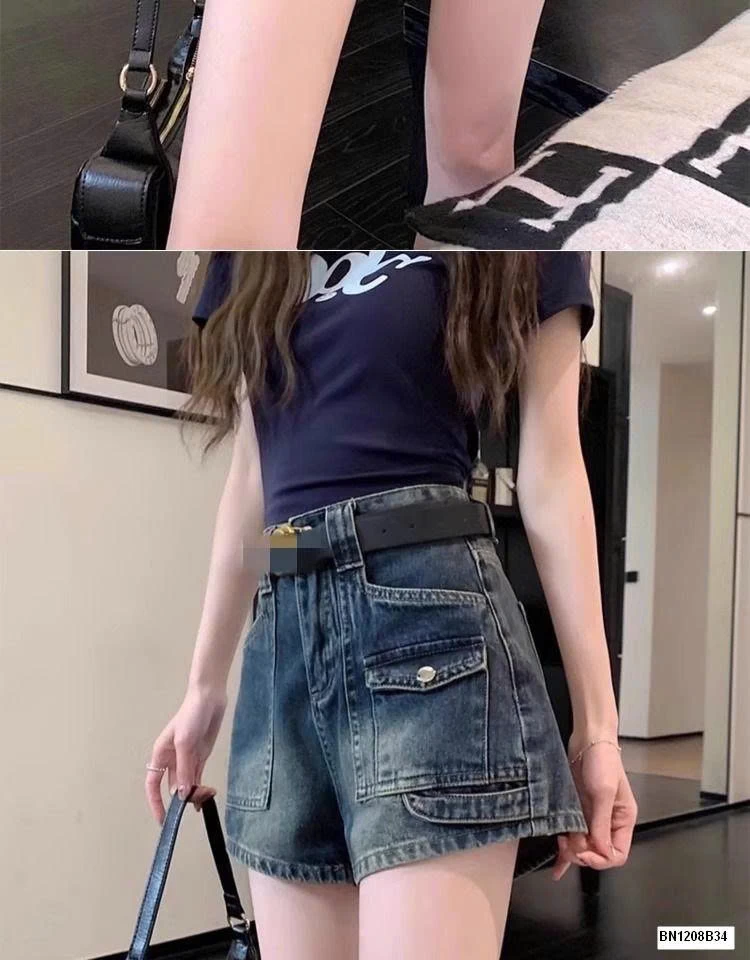 QUẦN SHORT JEAN TÚI HỘP