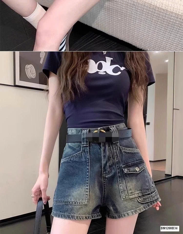 QUẦN SHORT JEAN TÚI HỘP