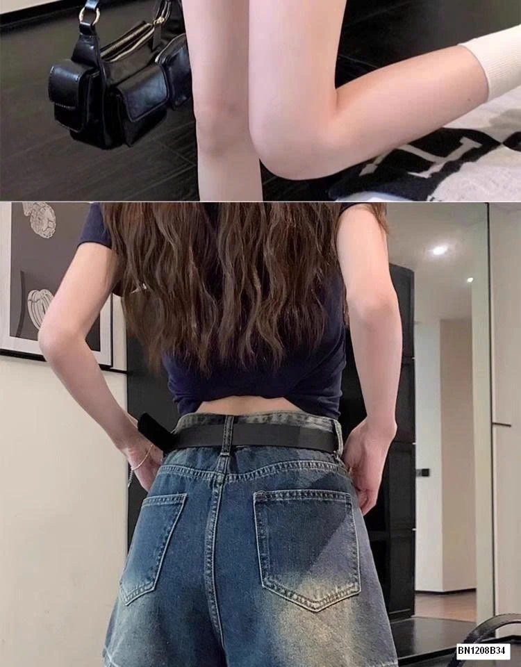 QUẦN SHORT JEAN TÚI HỘP