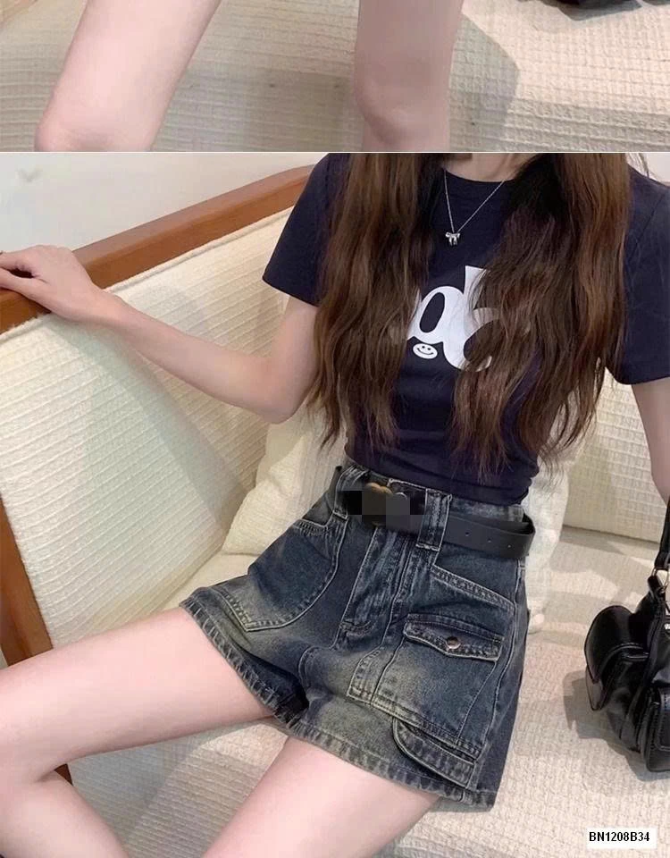 QUẦN SHORT JEAN TÚI HỘP