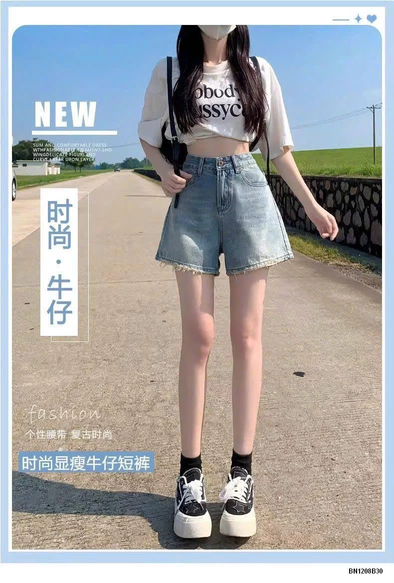 QUẦN SHORT JEAN TÚI RÁCH