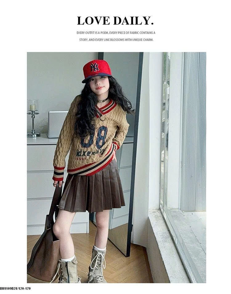 ÁO LEN CỔ TIM  SỐ 08