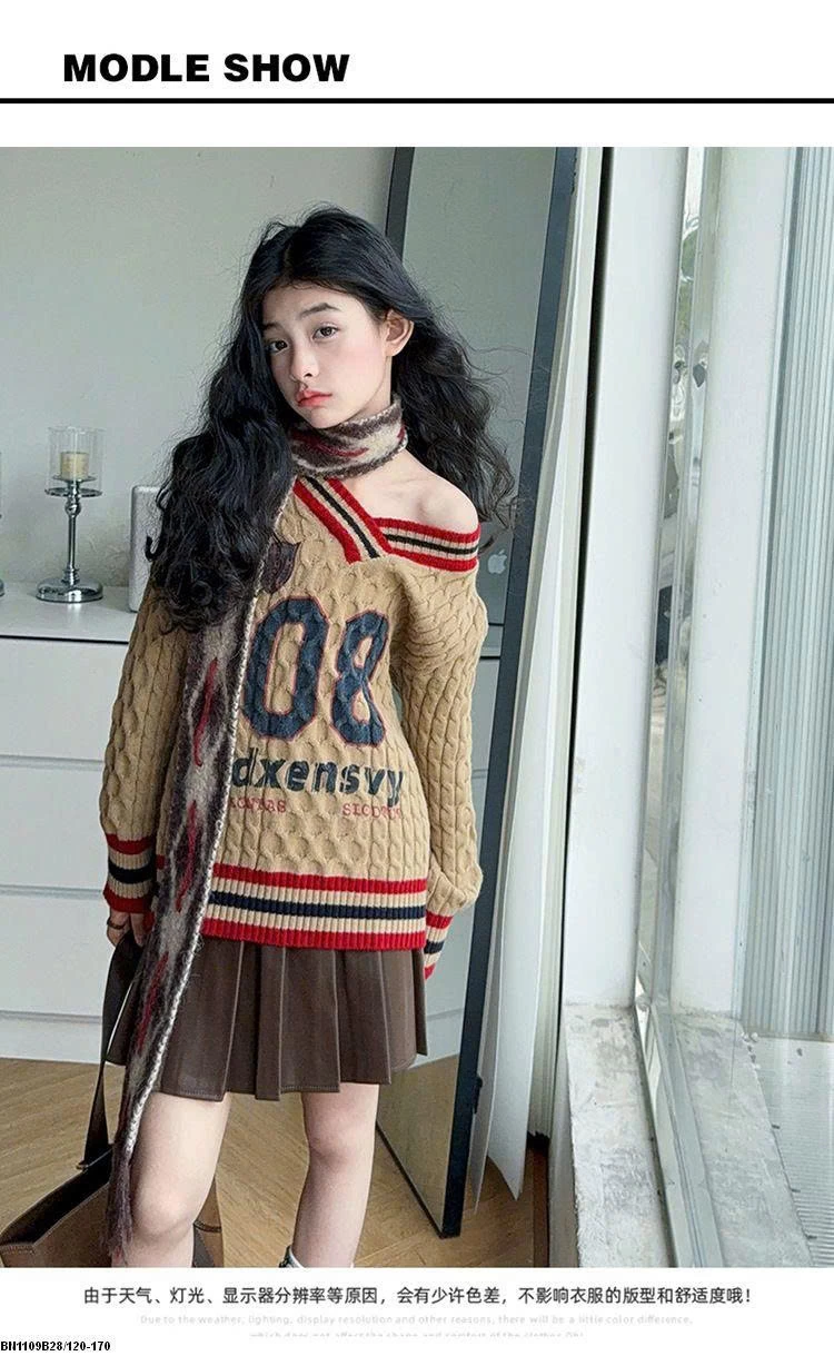 ÁO LEN CỔ TIM  SỐ 08