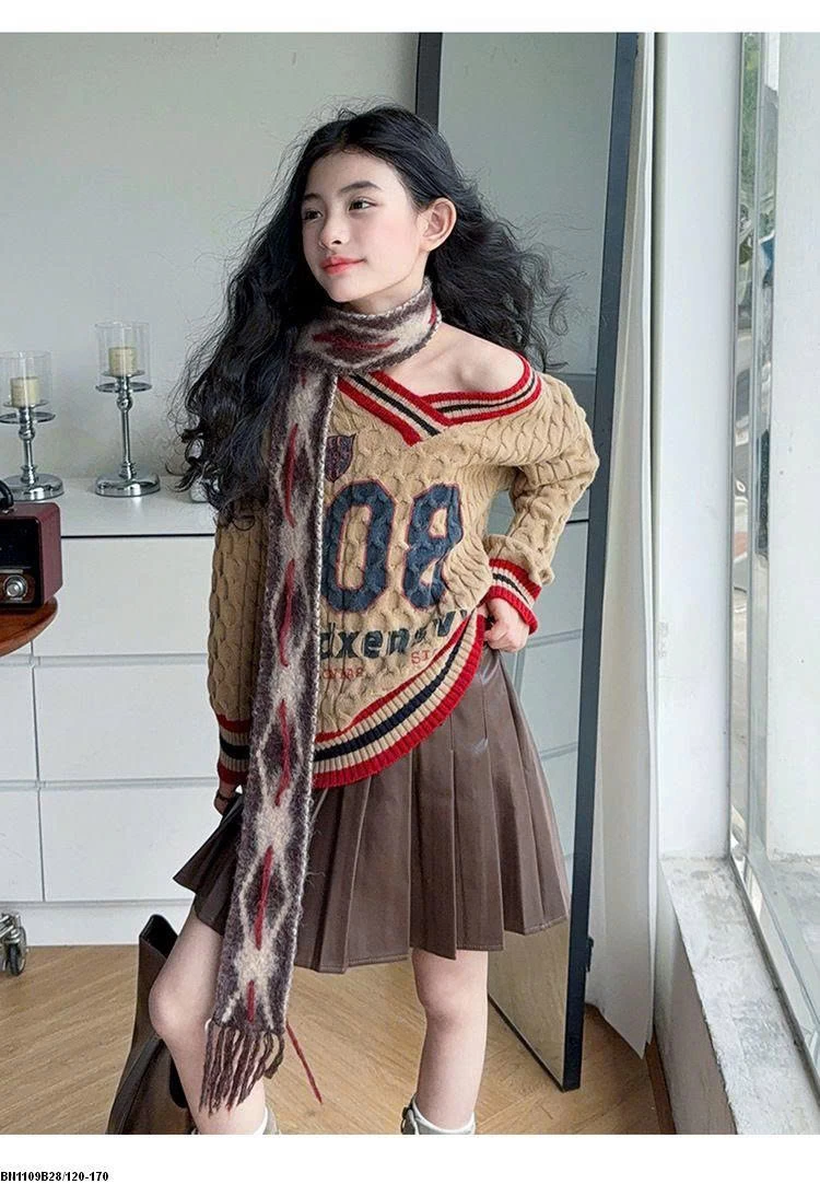 ÁO LEN CỔ TIM  SỐ 08