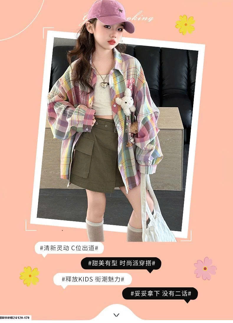 ÁO SƠ MI KẺ SẮC MÀU BG