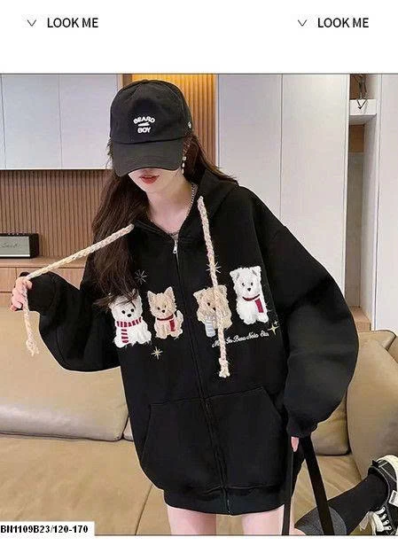 ÁO KHOÁC NỈ CÚN