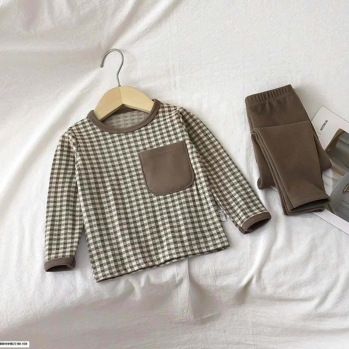 BỘ NỈ CARO CHO BÉ