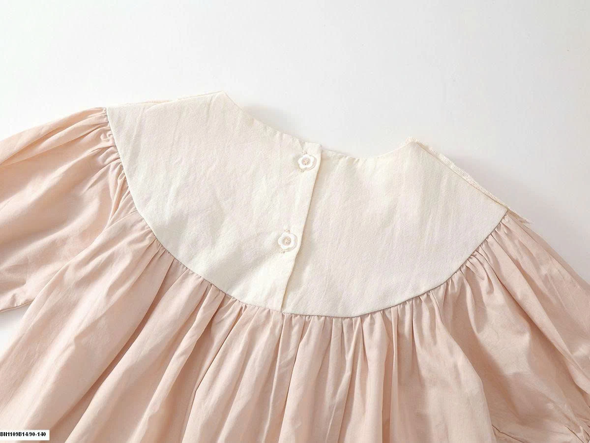 ĐẦM HỒNG CỔ REN NHỌN  PREMIUM