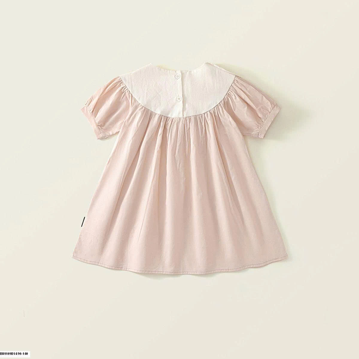 ĐẦM HỒNG CỔ REN NHỌN PREMIUM