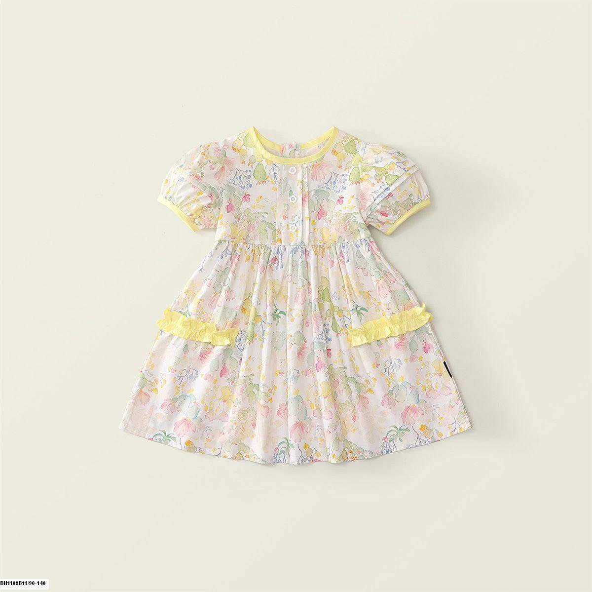 ĐẦM HOA TAY BỒNG  PREMIUM