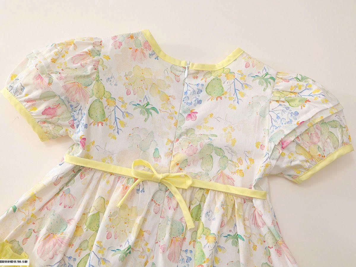 ĐẦM HOA TAY BỒNG  PREMIUM