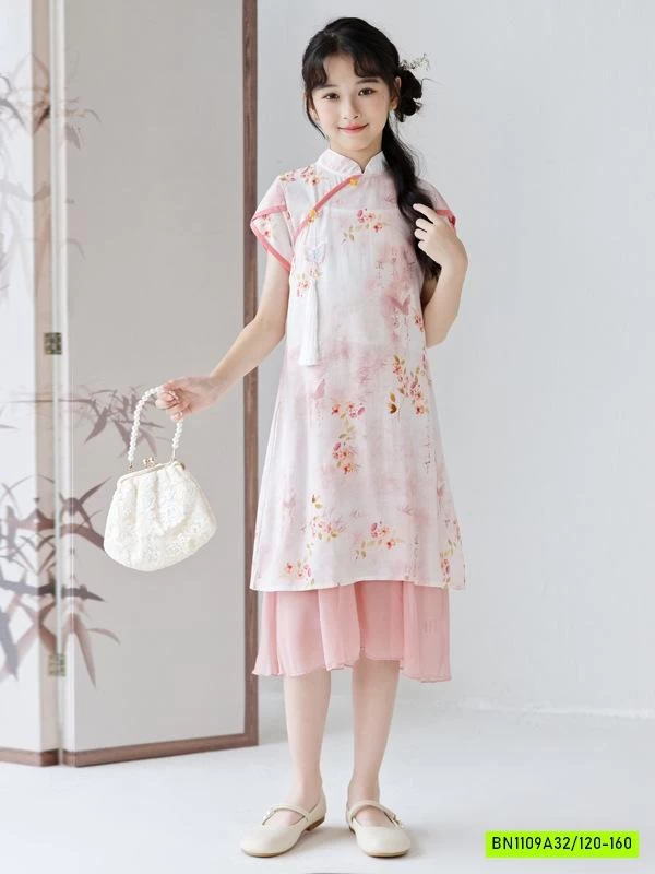 VÁY SƯỜN XÁM HỒNG 2 CHI TIẾT