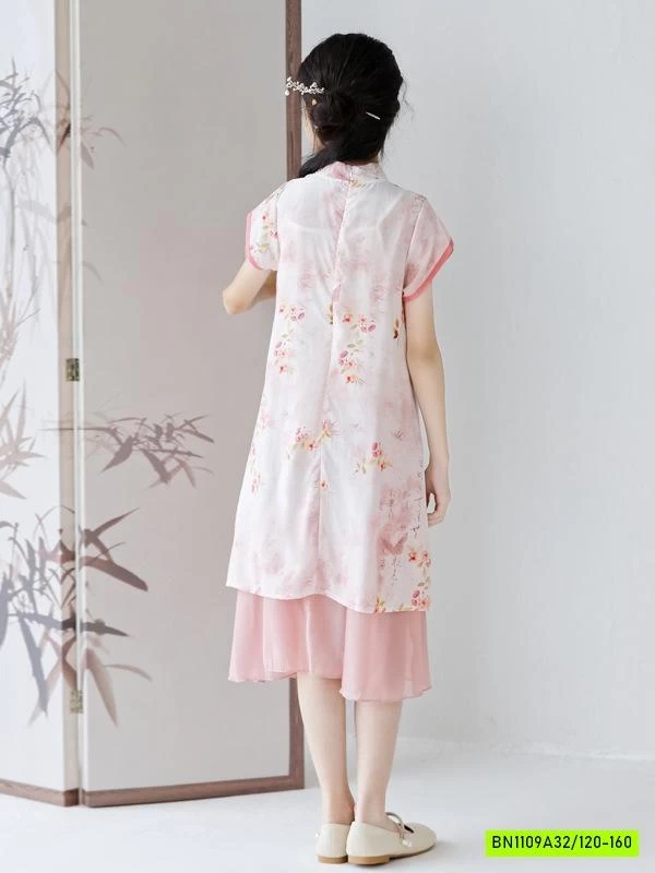 VÁY SƯỜN XÁM HỒNG 2 CHI TIẾT