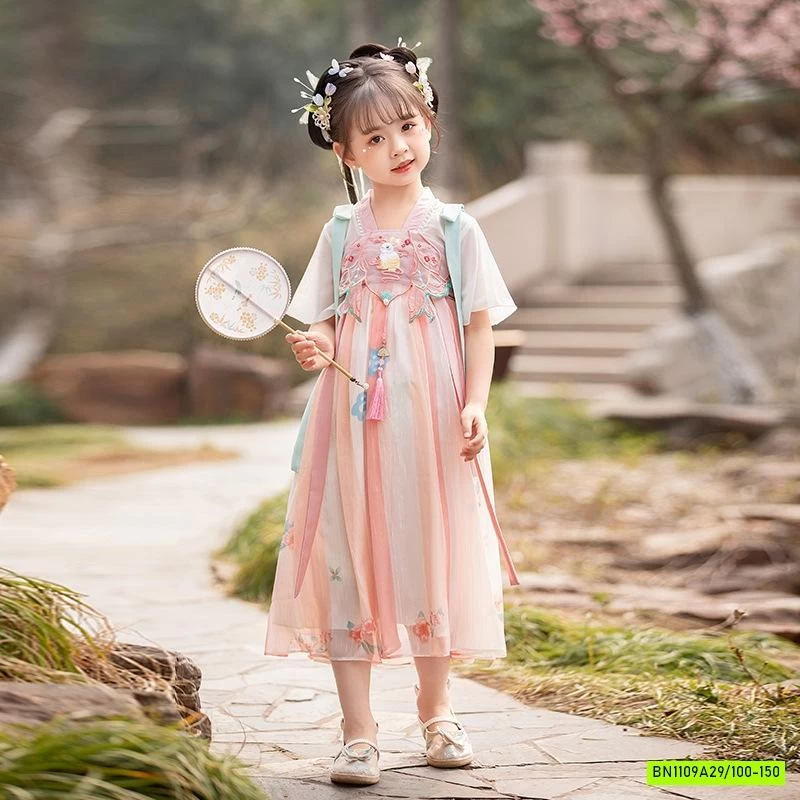 ĐẦM CỔ TRANG THÊU THỎ