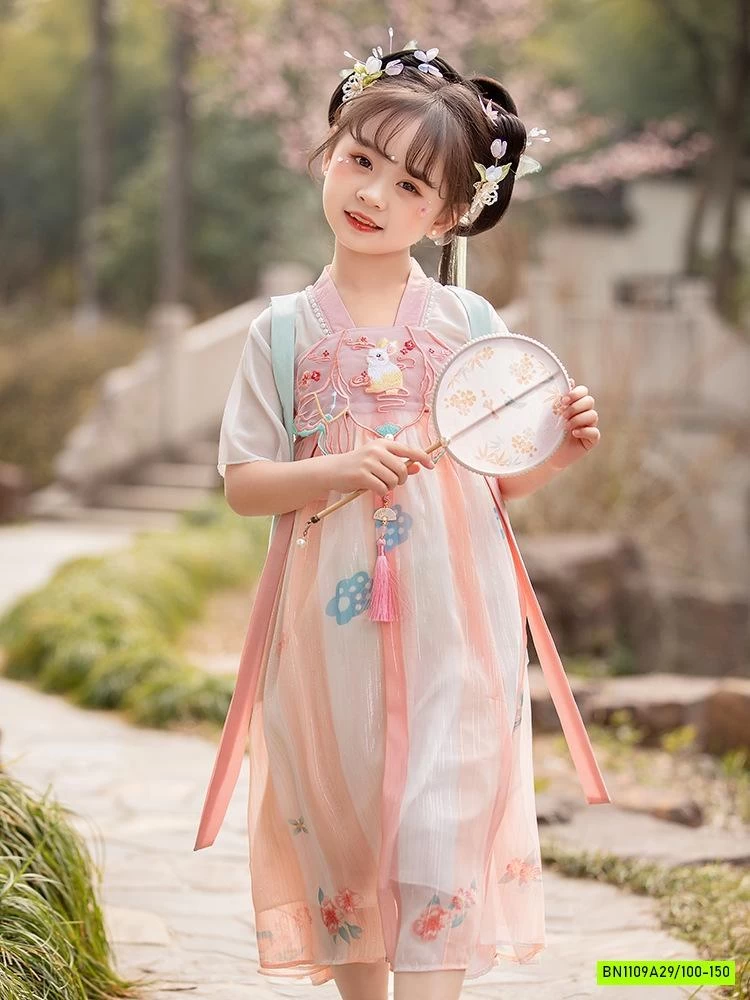 ĐẦM CỔ TRANG THÊU THỎ