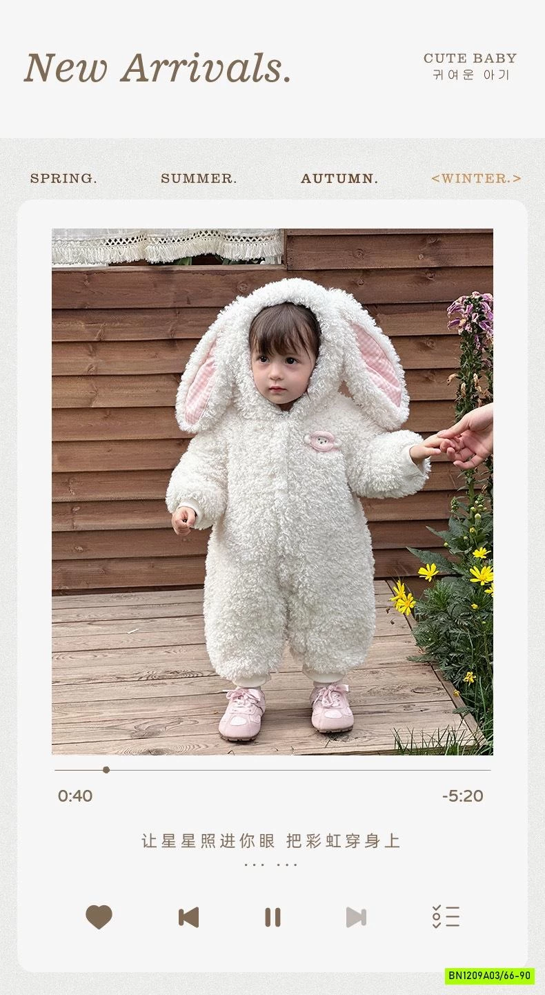 BODY Ủ LÔNG THỎ CON