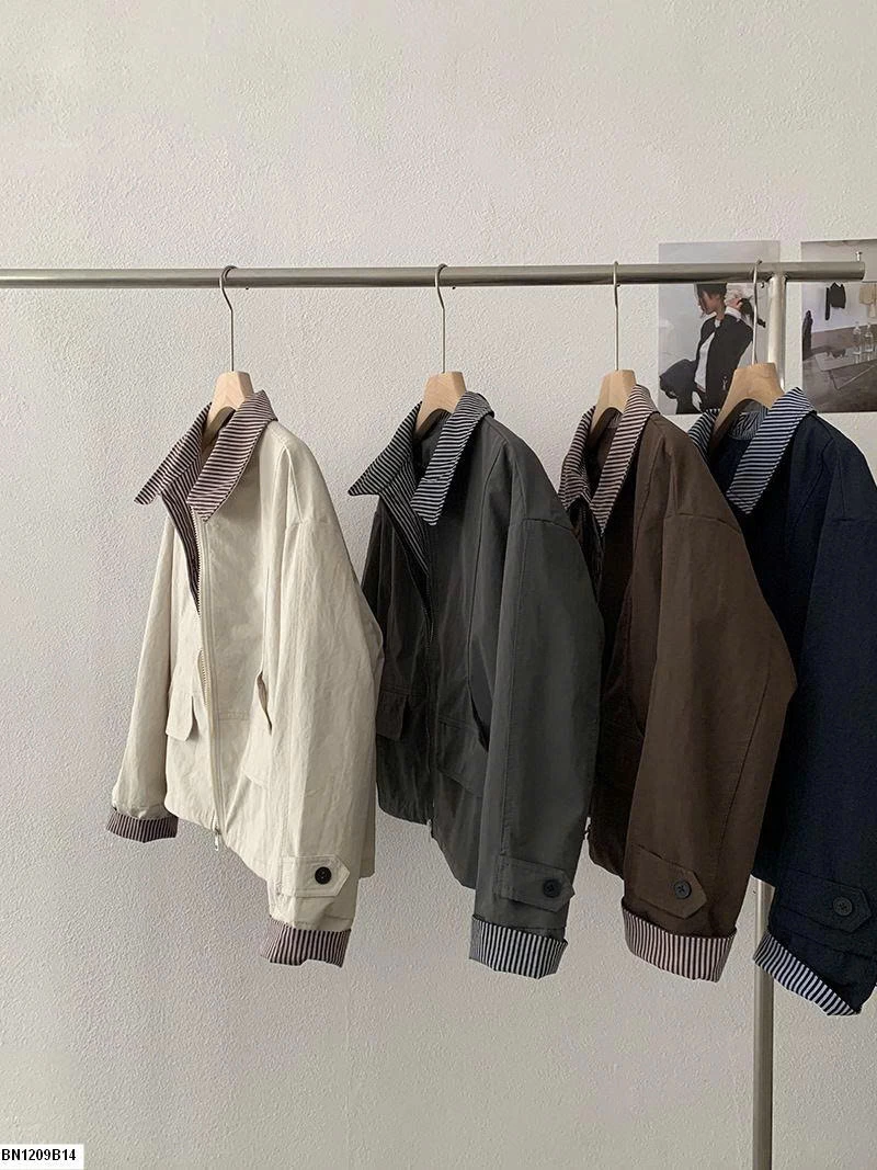 Áo khoác cổ POLO Omalai