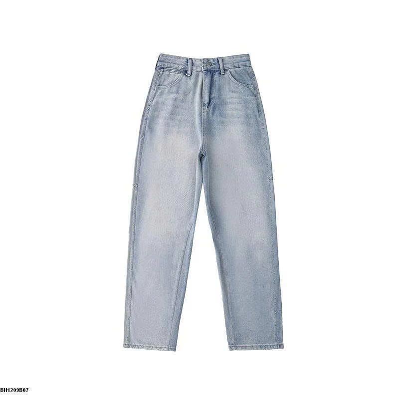 QUẦN JEANS NỮ ỐNG SUÔNG