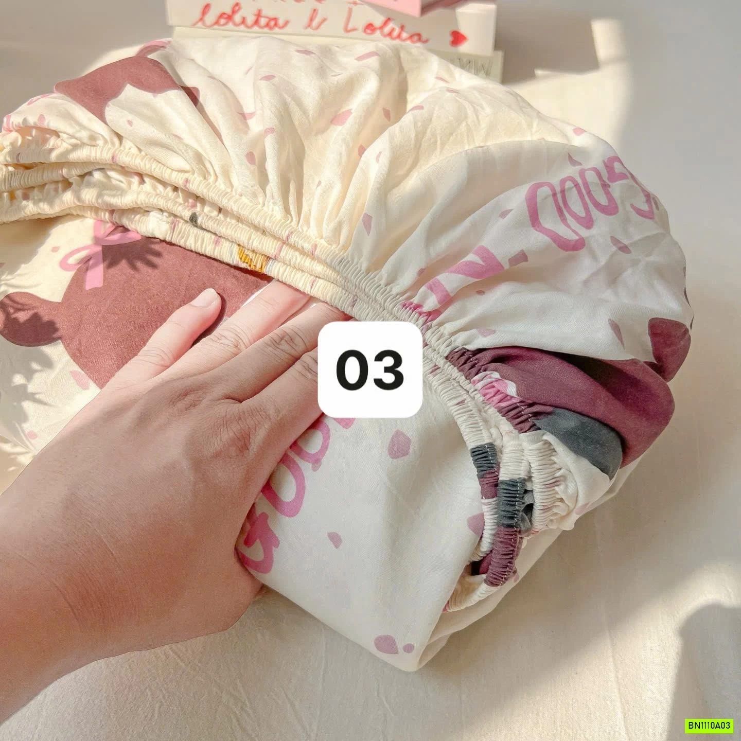 BST GA GIƯỜNG COTTON DỄ THƯƠNG