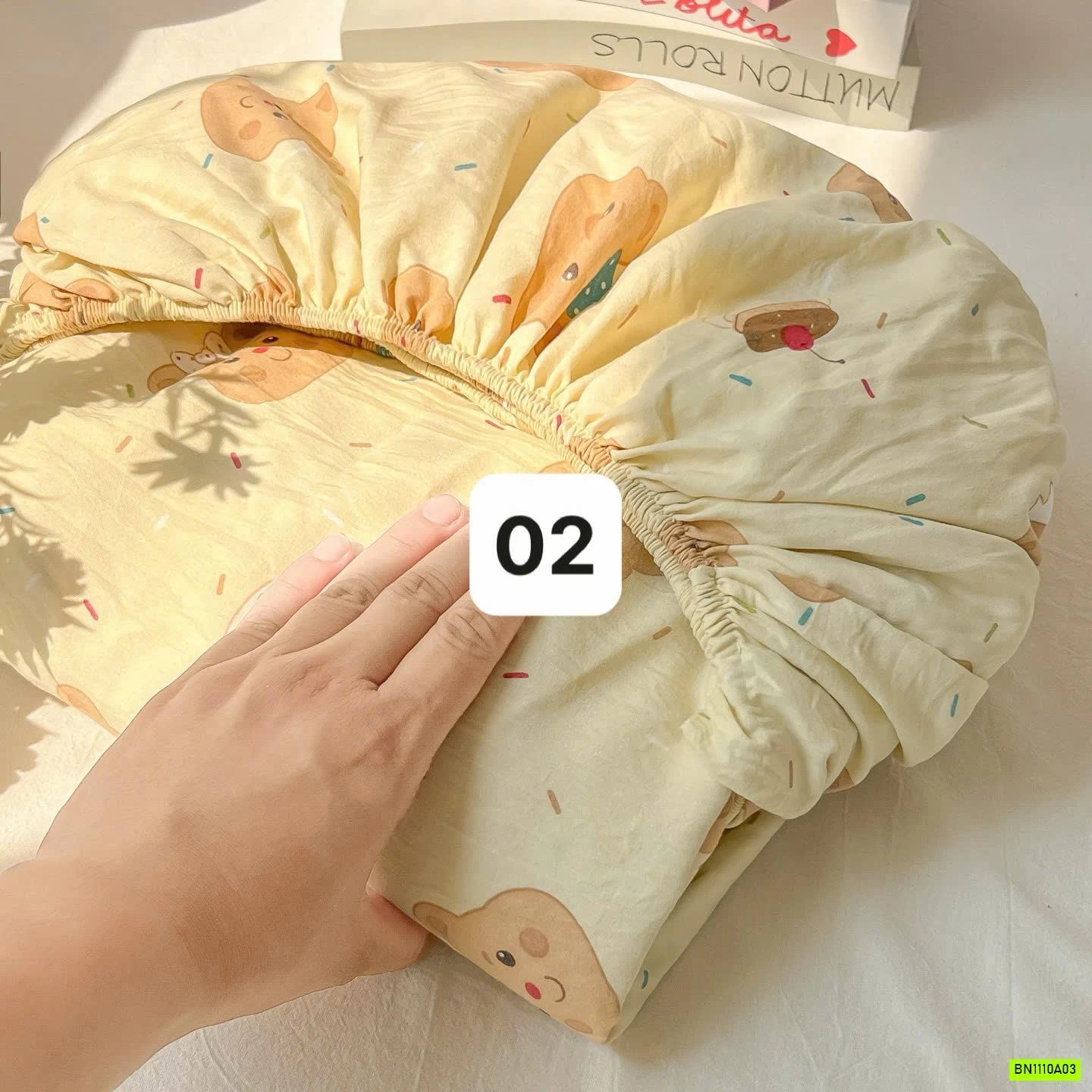 BST GA GIƯỜNG COTTON DỄ THƯƠNG