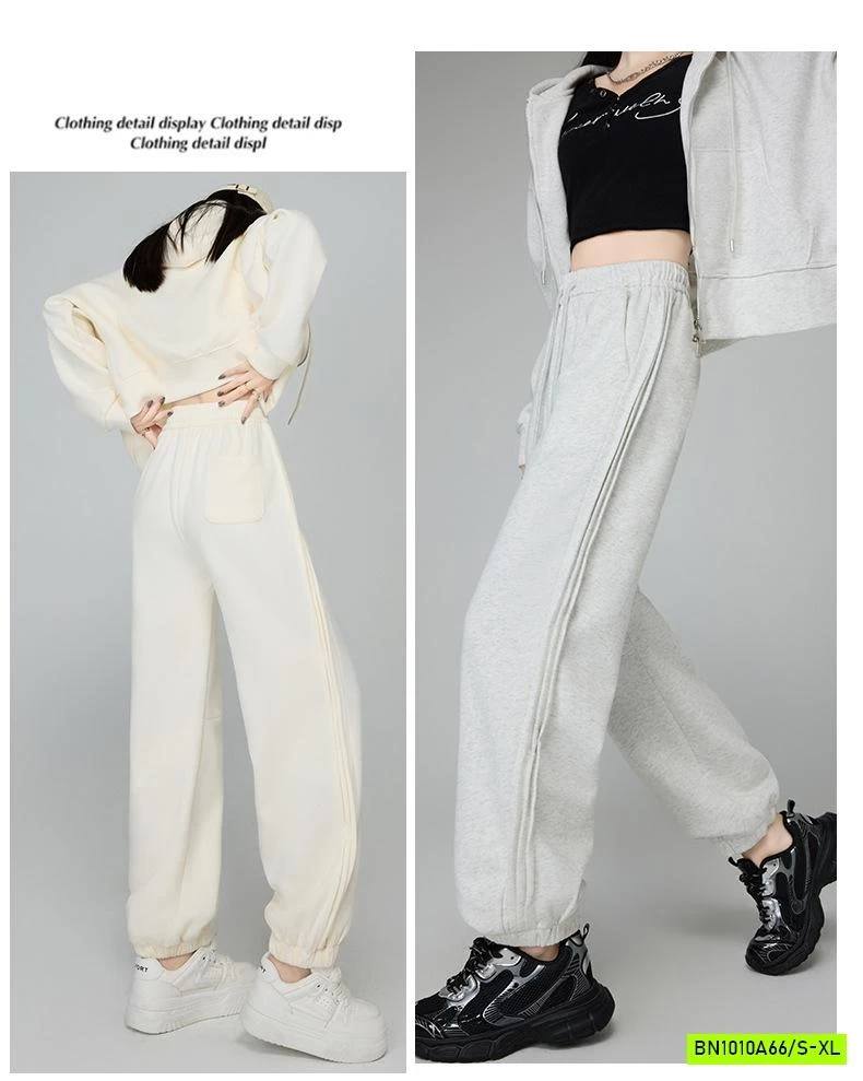 QUẦN NỈ BO GẤU VIỀN DỌC BÊN