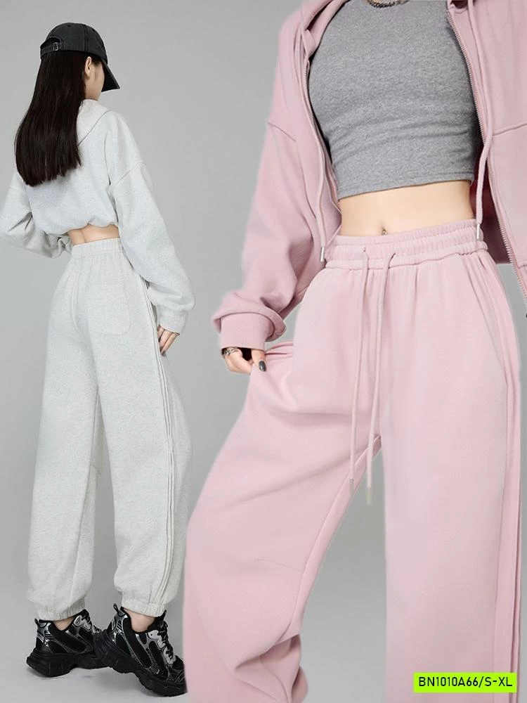 QUẦN NỈ BO GẤU VIỀN DỌC BÊN