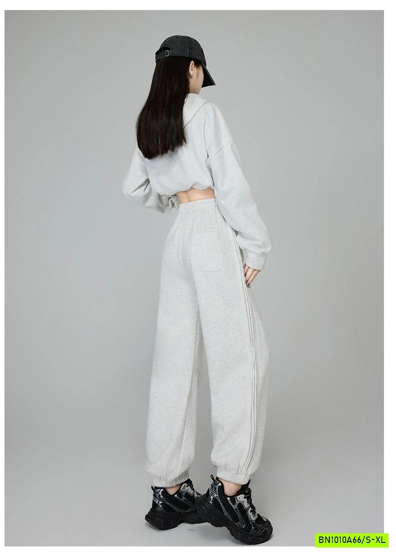 QUẦN NỈ BO GẤU VIỀN DỌC BÊN