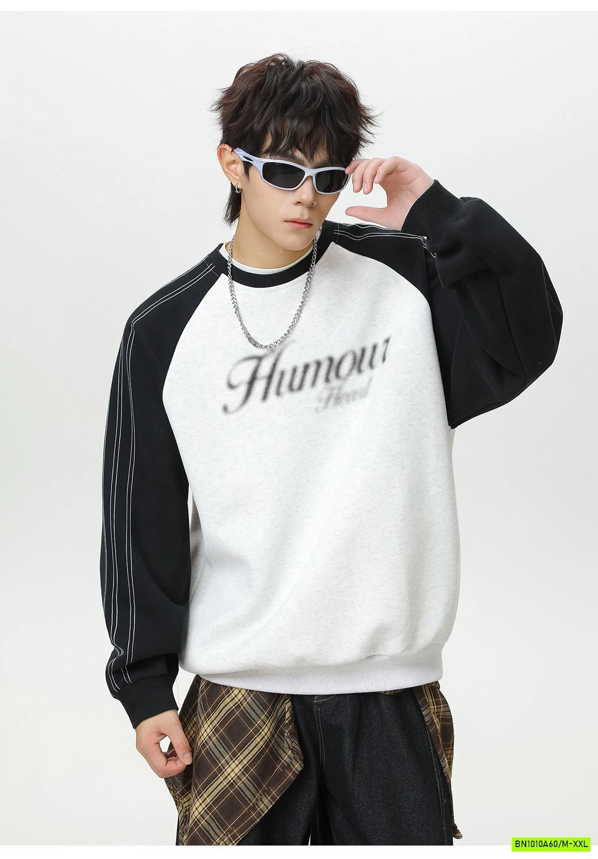 ÁO NỈ ÉP NAM PHỐI MÀU TAY