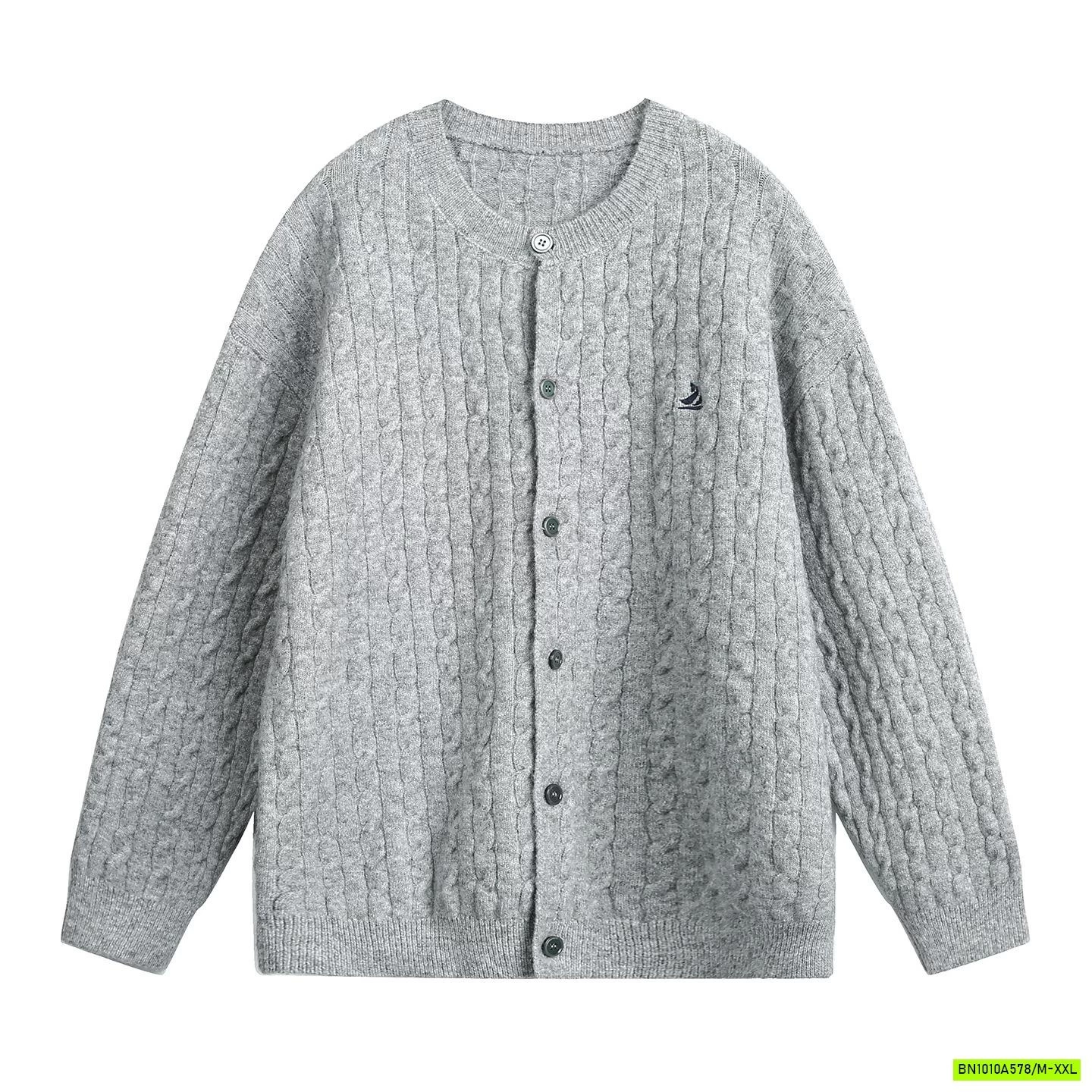 KHOÁC LEN VẶN THỪNG THÊU LOGO