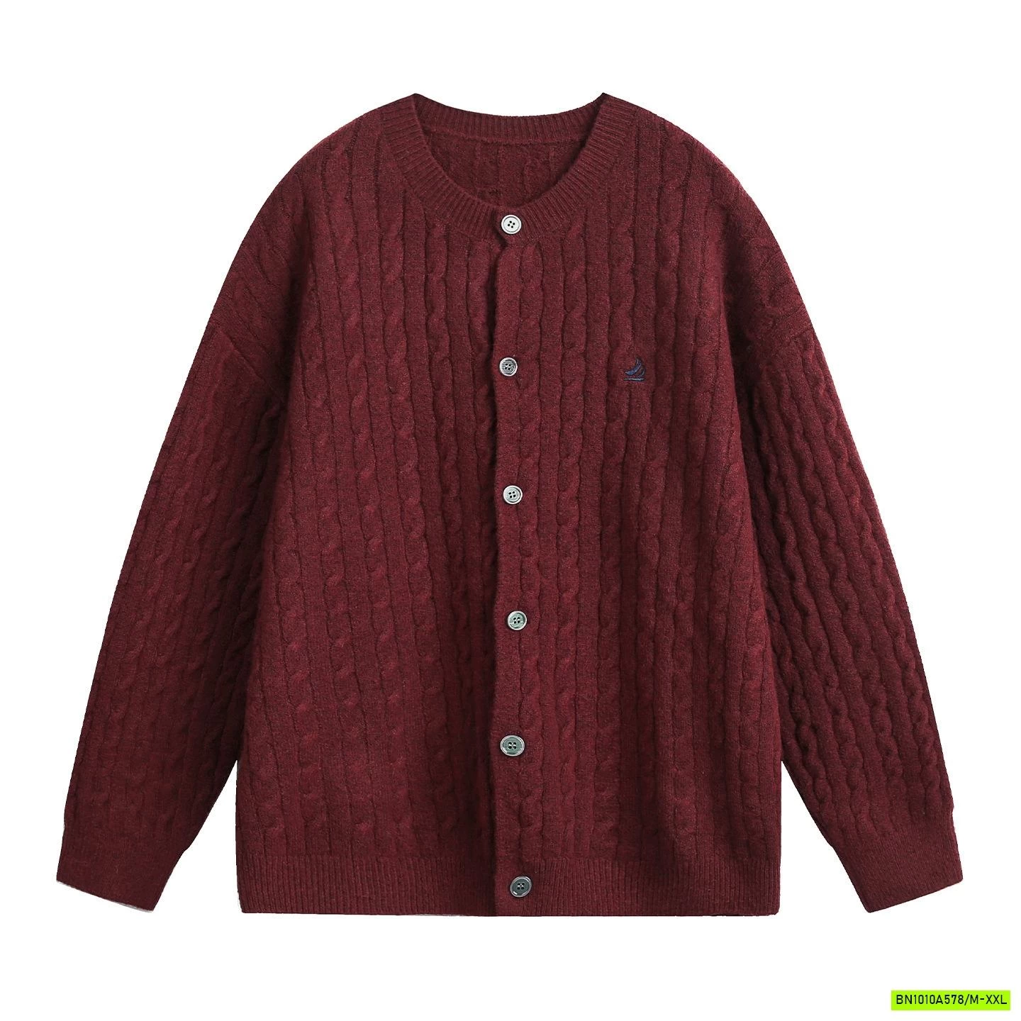 KHOÁC LEN VẶN THỪNG THÊU LOGO