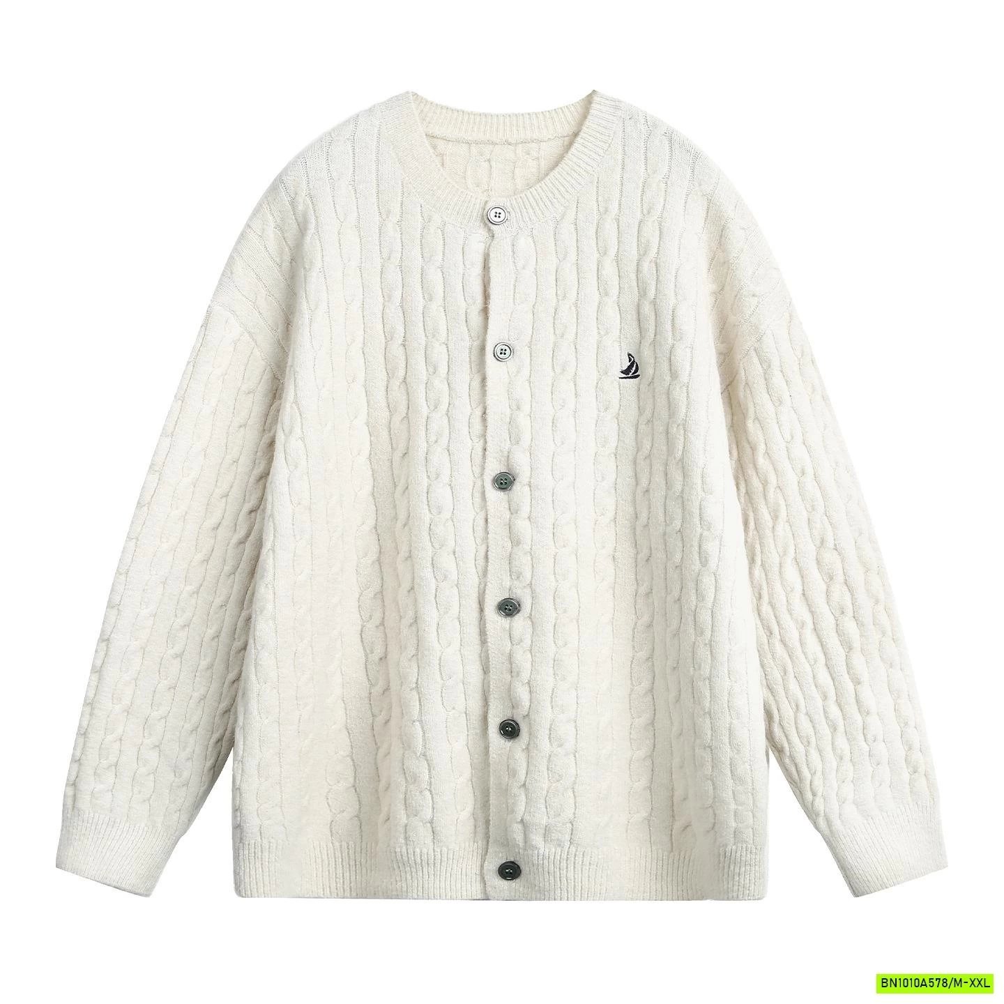 KHOÁC LEN VẶN THỪNG THÊU LOGO