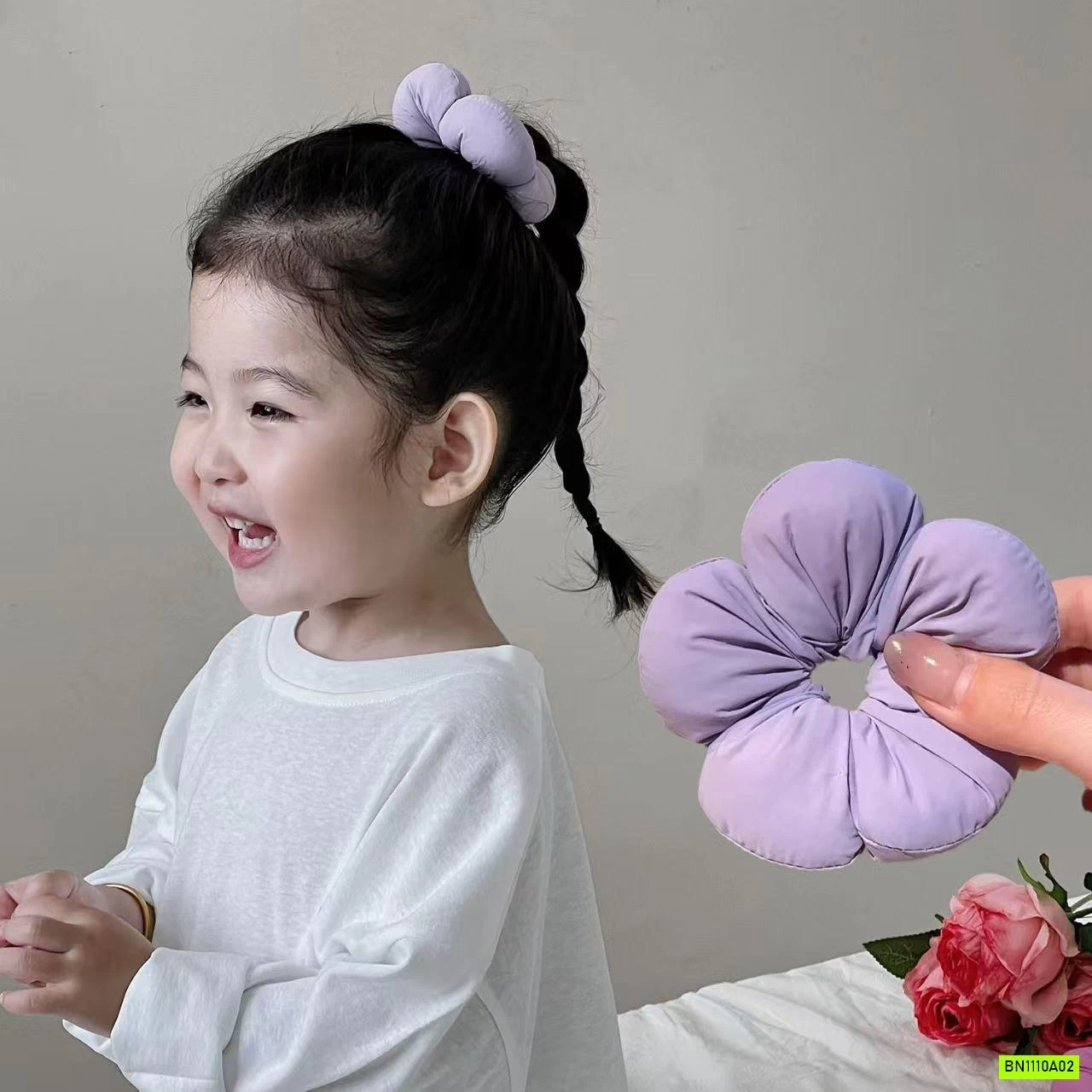 COMBO 4 BUỘC TÓC BÔNG HOA