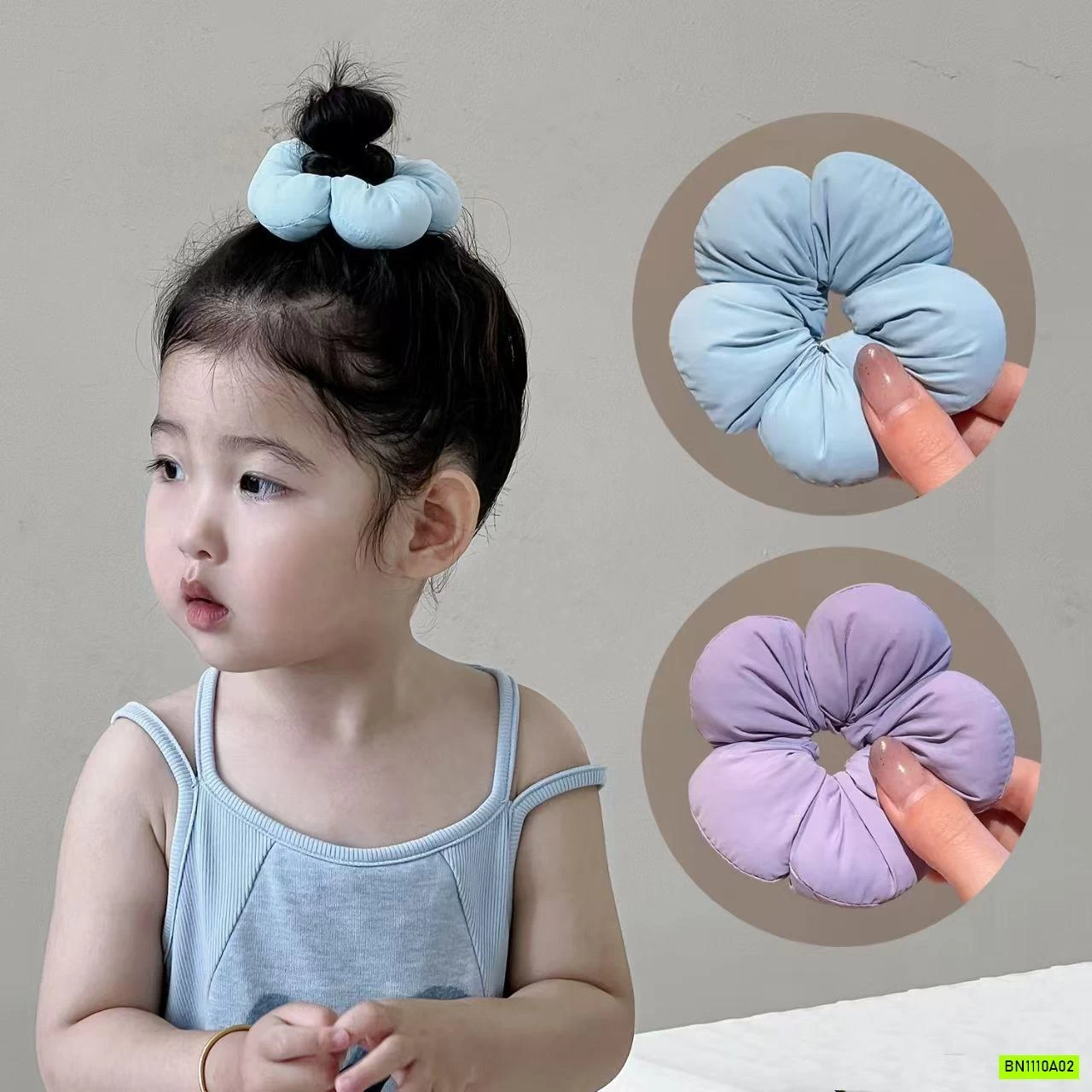 COMBO 4 BUỘC TÓC BÔNG HOA