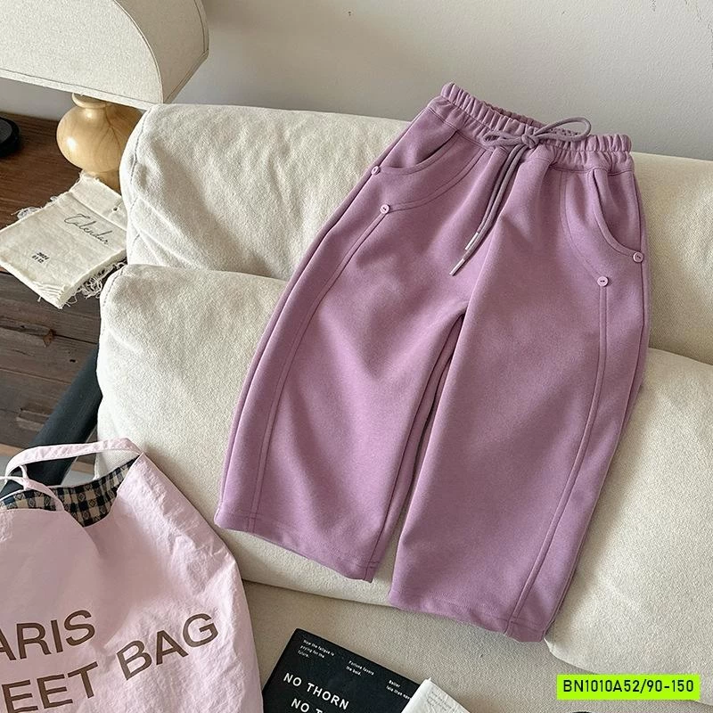 QUẦN NỈ SUÔNG GÂN TRƯỚC